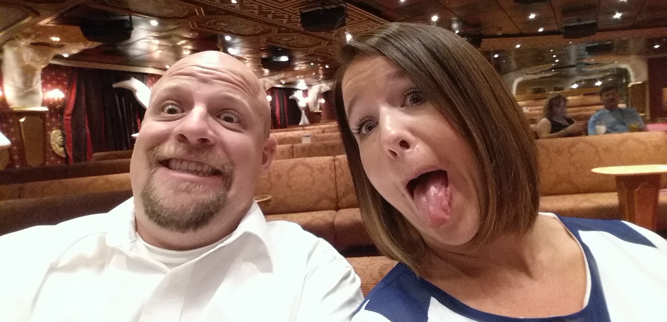 Drunk Full and Happy after seafood lunch